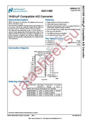 ADC1005CCJ-1 datasheet  